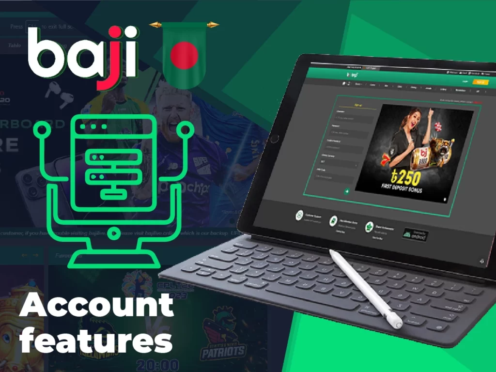 Account features