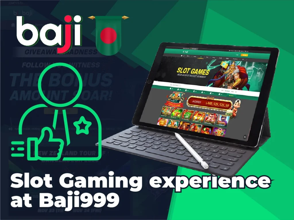 Slot game experience at Baji999